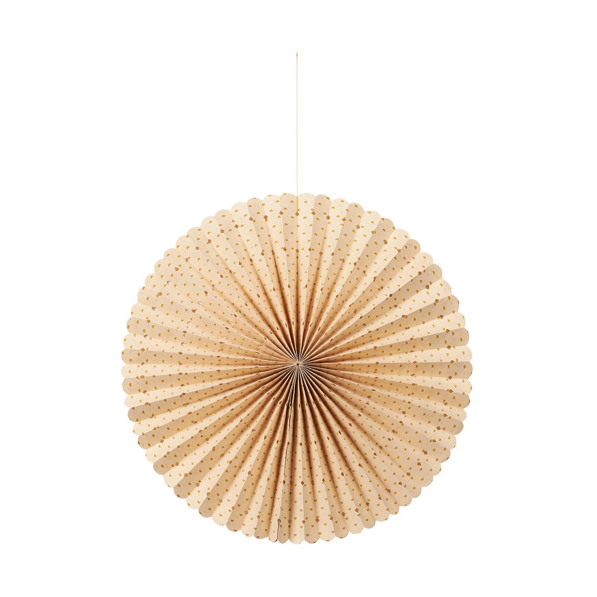Broste Copenhagen Stella rosette advent star M o43 cm Natural-harvest gold