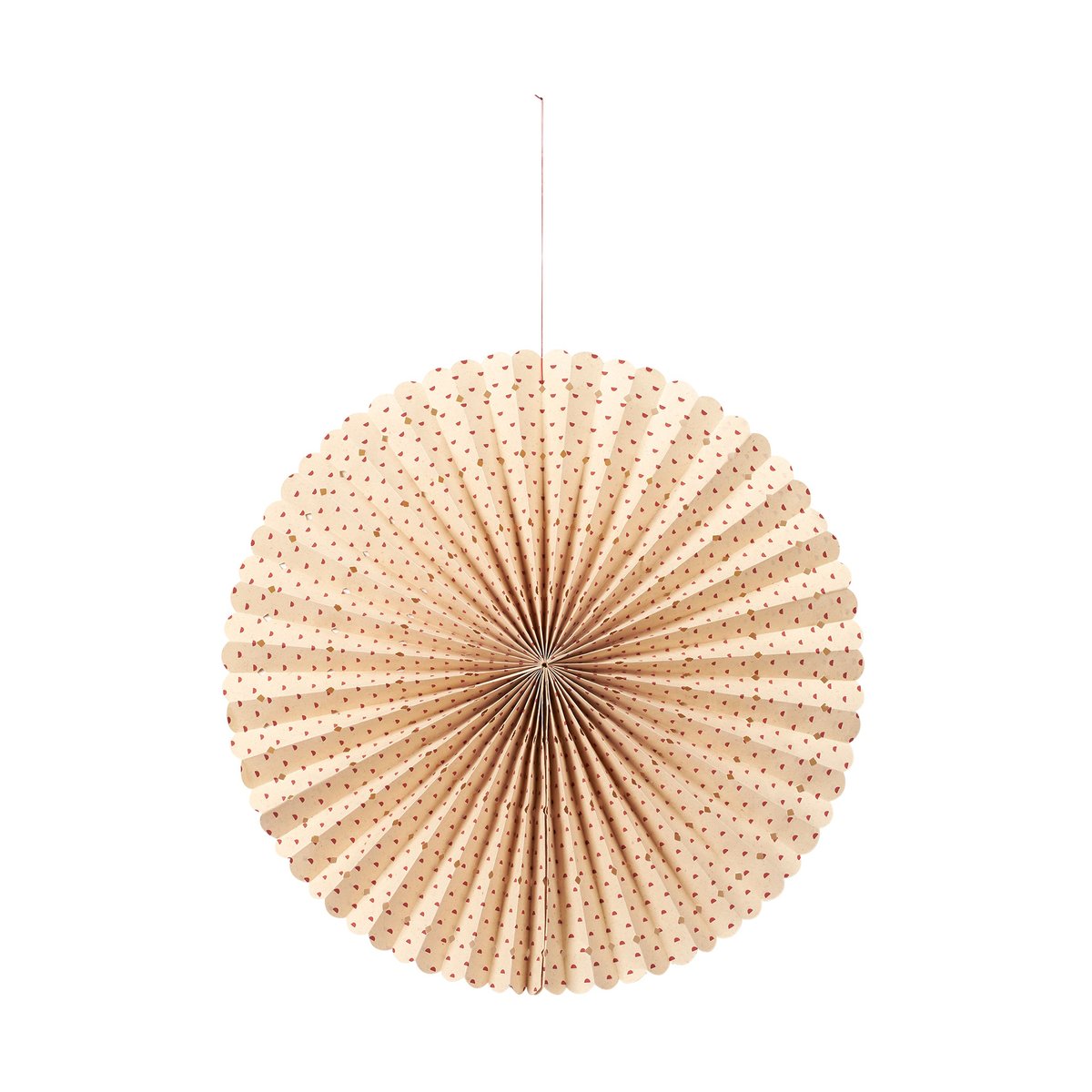 Broste Copenhagen Stella rosette advent star M o43 cm Natural-pompeian red