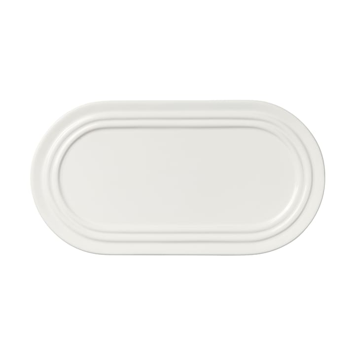 Stevns oval plate 27.5 cm - Chalk white - Broste Copenhagen