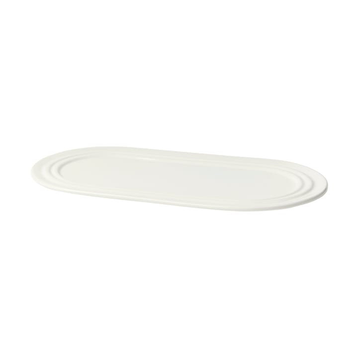 Stevns oval plate 27.5 cm - Chalk white - Broste Copenhagen