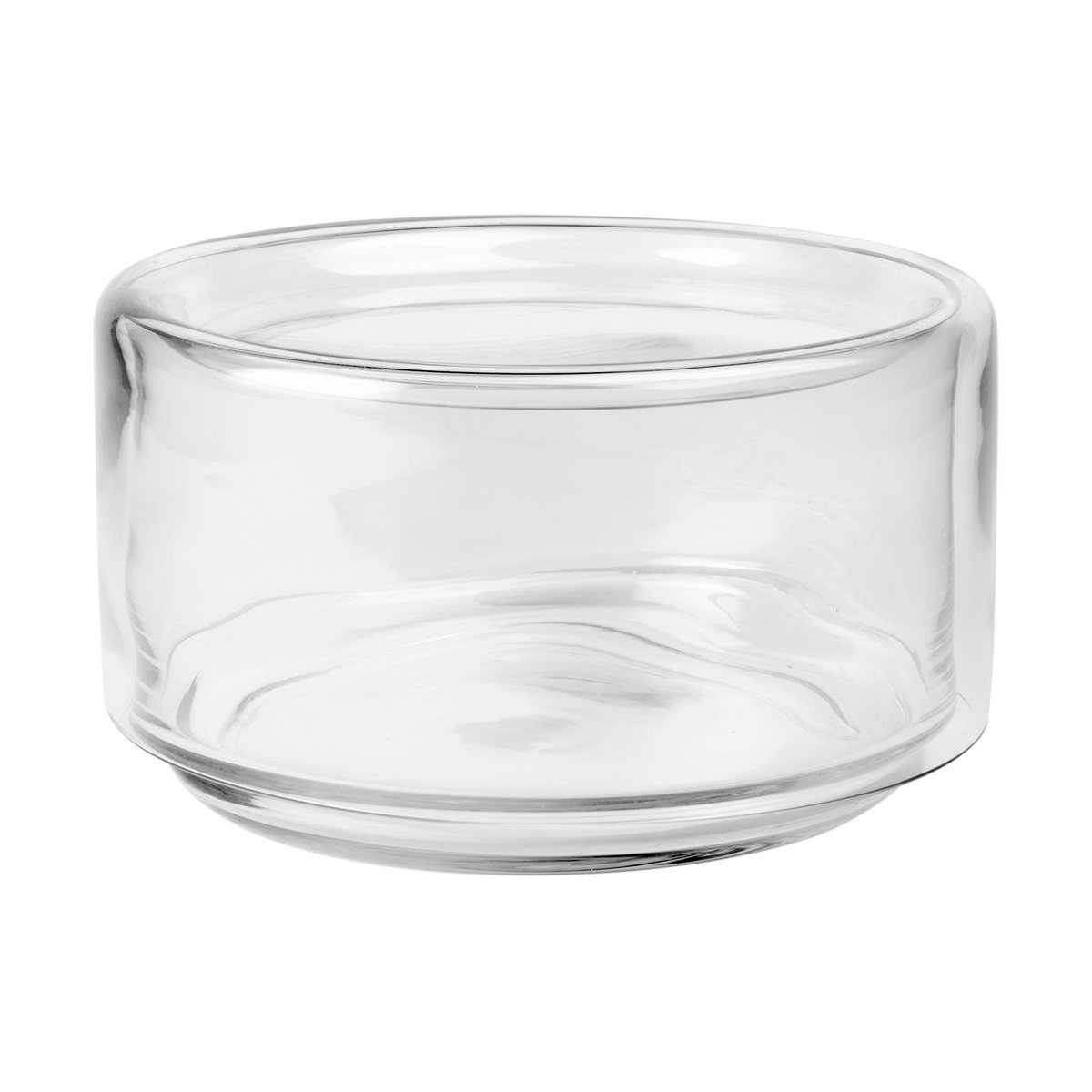Broste Copenhagen Sylvia bowl o21x12 cm Clear | Scandinavian Design | Serving bowls | Transparent