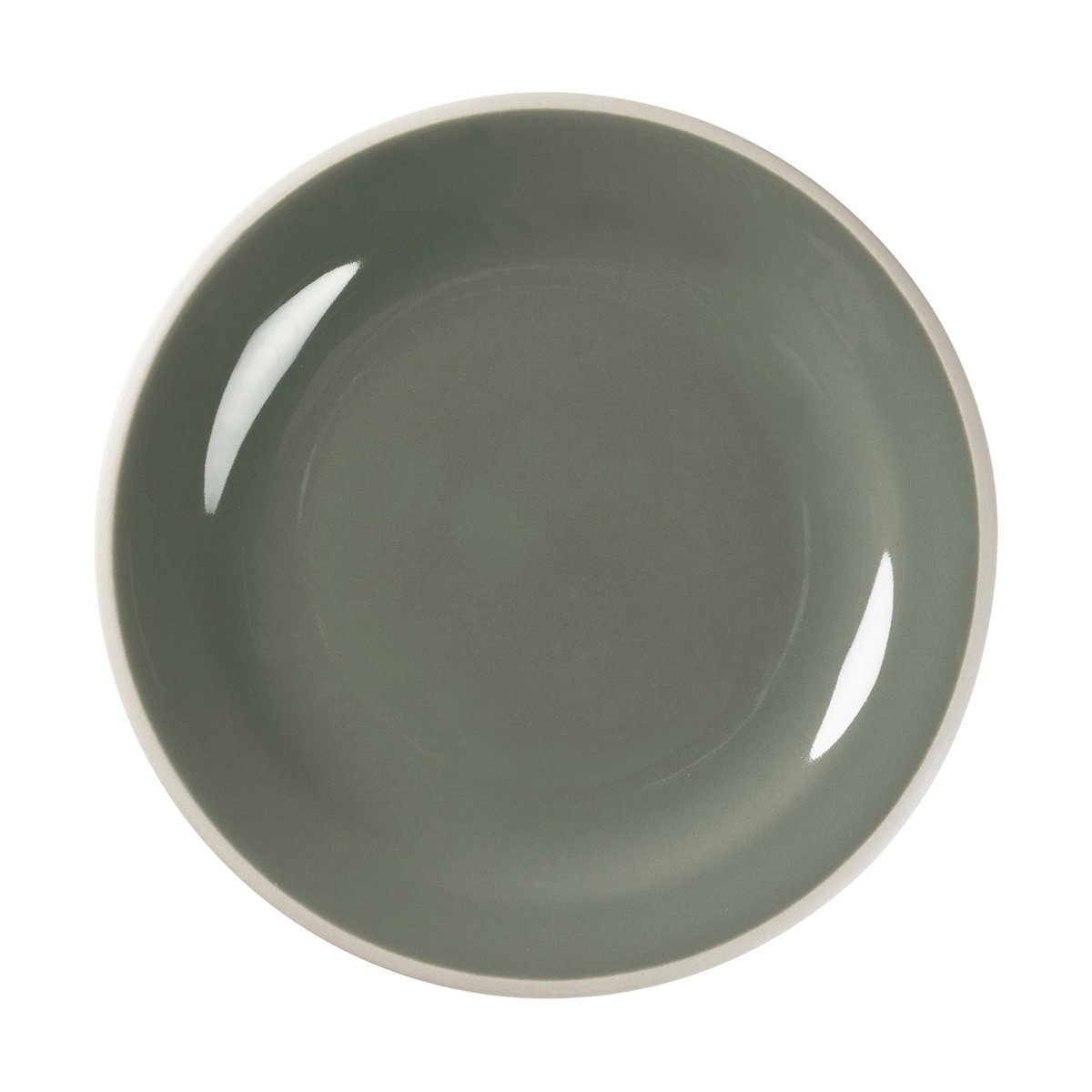 Broste Copenhagen Taverna lunch plate o22 cm Green | Scandinavian Design | Dinner plates | Green