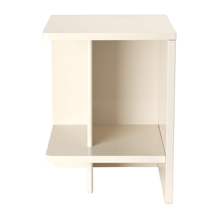 Tenna bedside table left 38x38 cm, Rainy day light grey Broste Copenhagen