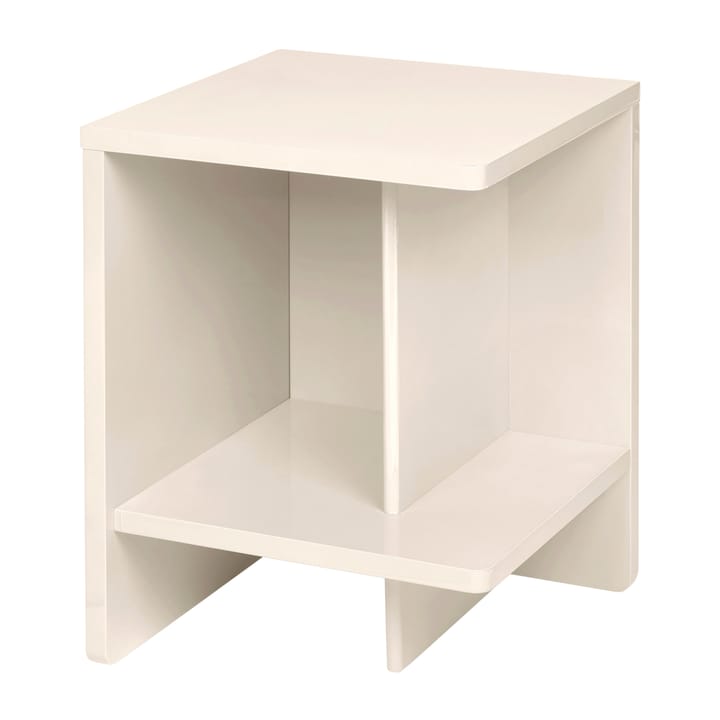 Tenna bedside table right 38x38 cm - Rainy day light grey - Broste Copenhagen