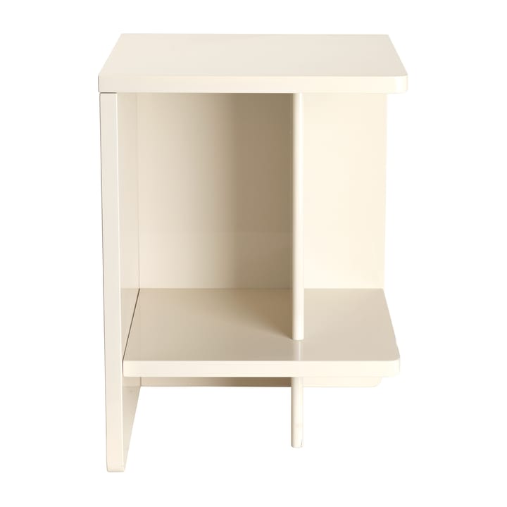 Tenna bedside table right 38x38 cm, Rainy day light grey Broste Copenhagen