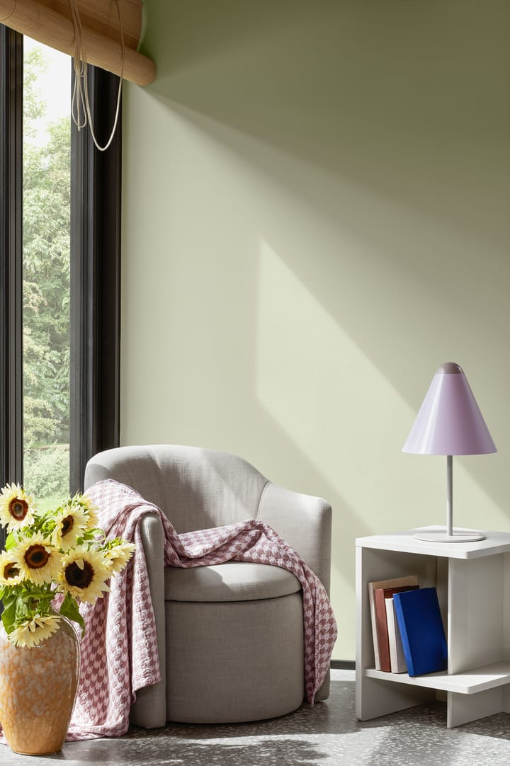 Tenna bedside table right 38x38 cm, Rainy day light grey Broste Copenhagen
