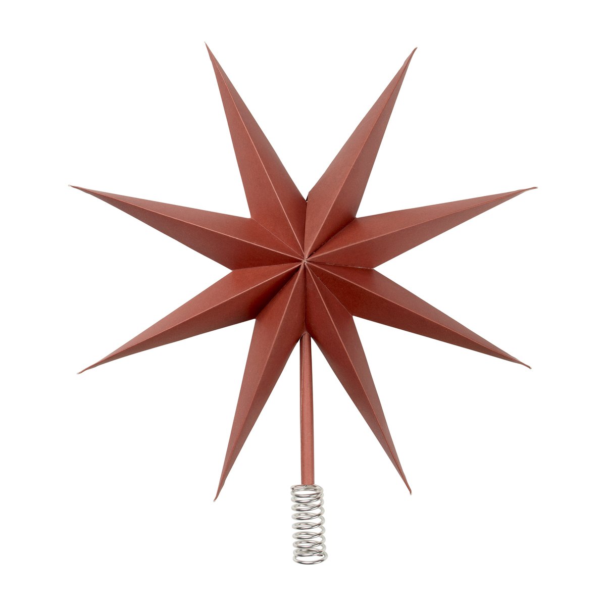 Broste Copenhagen Top star o30 cm Pompeian red | Scandinavian Design | Christmas decorations | Red