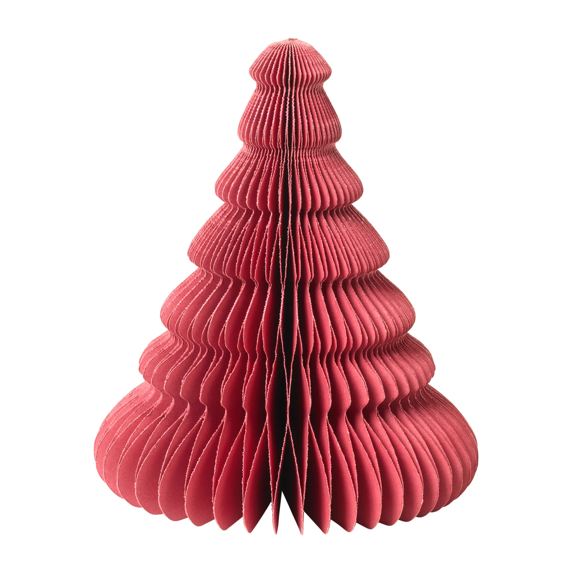 Tree paper tree 15 cm, Pompeian red Broste Copenhagen