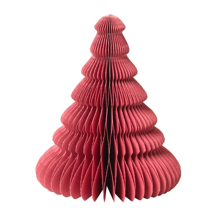Tree paper tree 15 cm - Pompeian red - Broste Copenhagen