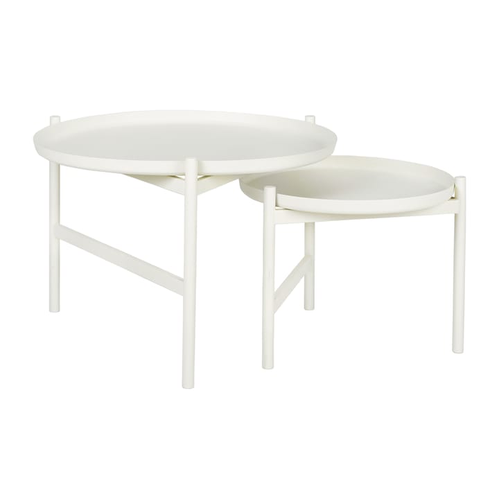 Turner table side table Ø70 cm - White - Broste Copenhagen