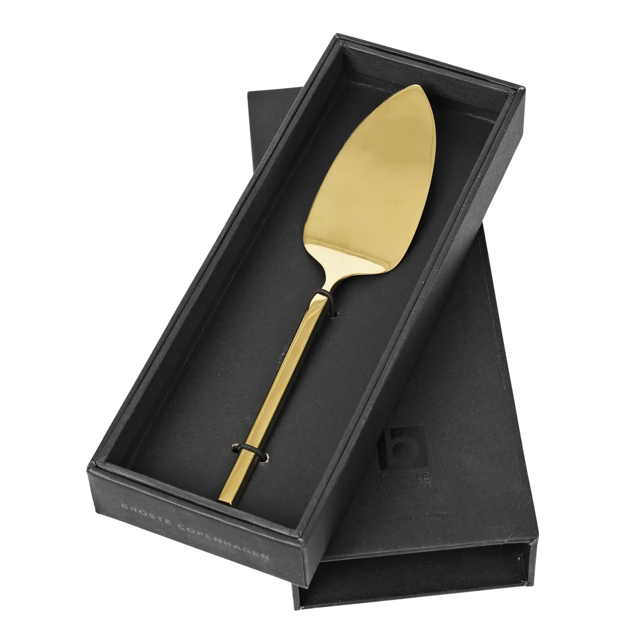 Broste Copenhagen Tvis cake server gold | Scandinavian Design | Cake knives & servers | Gold-coloured