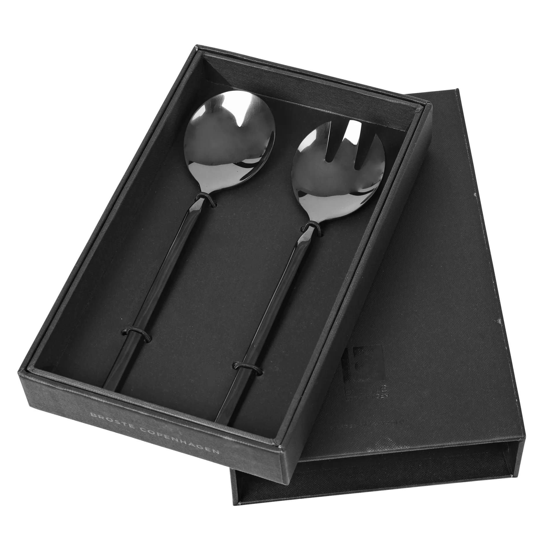 Tvis salad servers 2-pack, black Broste Copenhagen