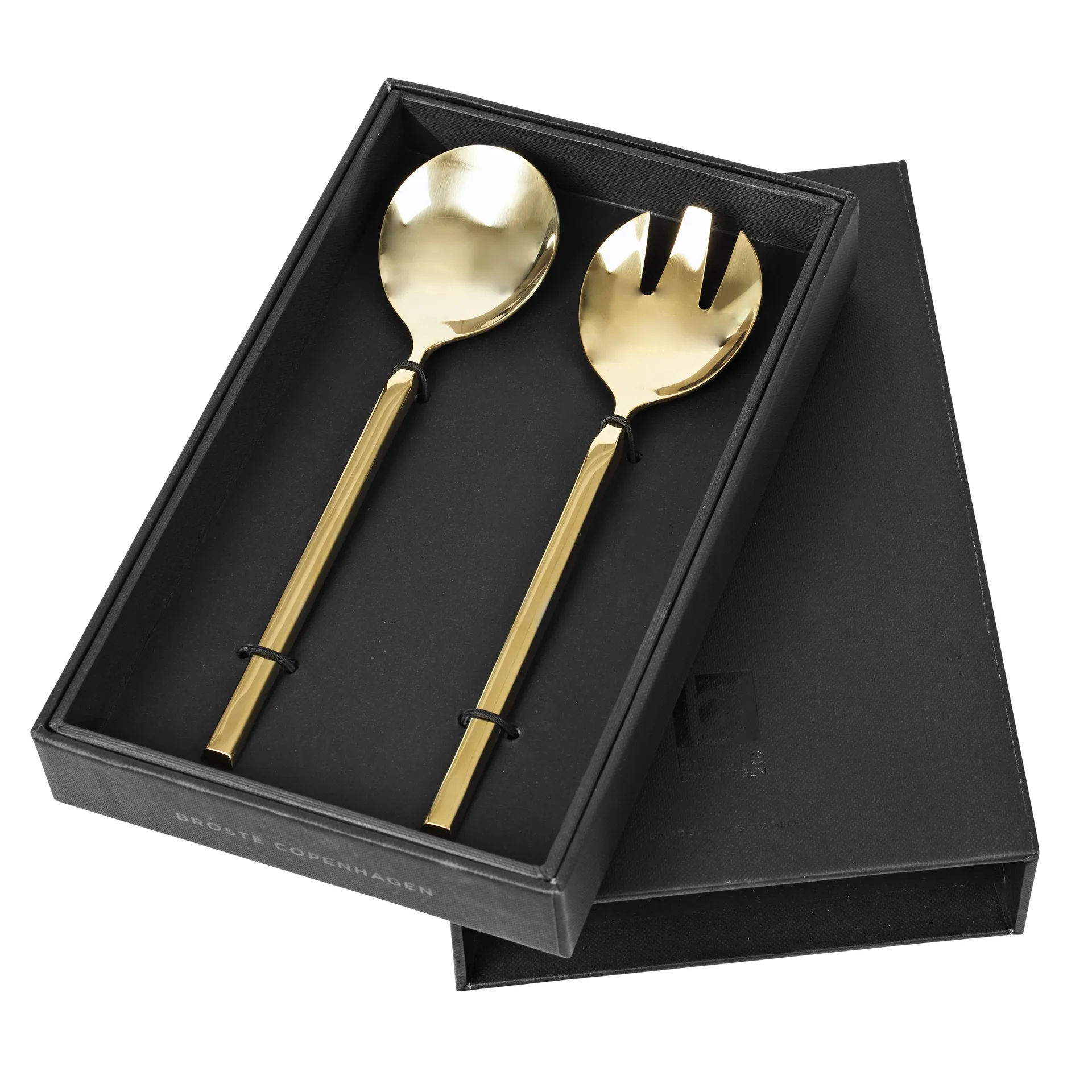 Tvis salad servers 2-pack, gold Broste Copenhagen