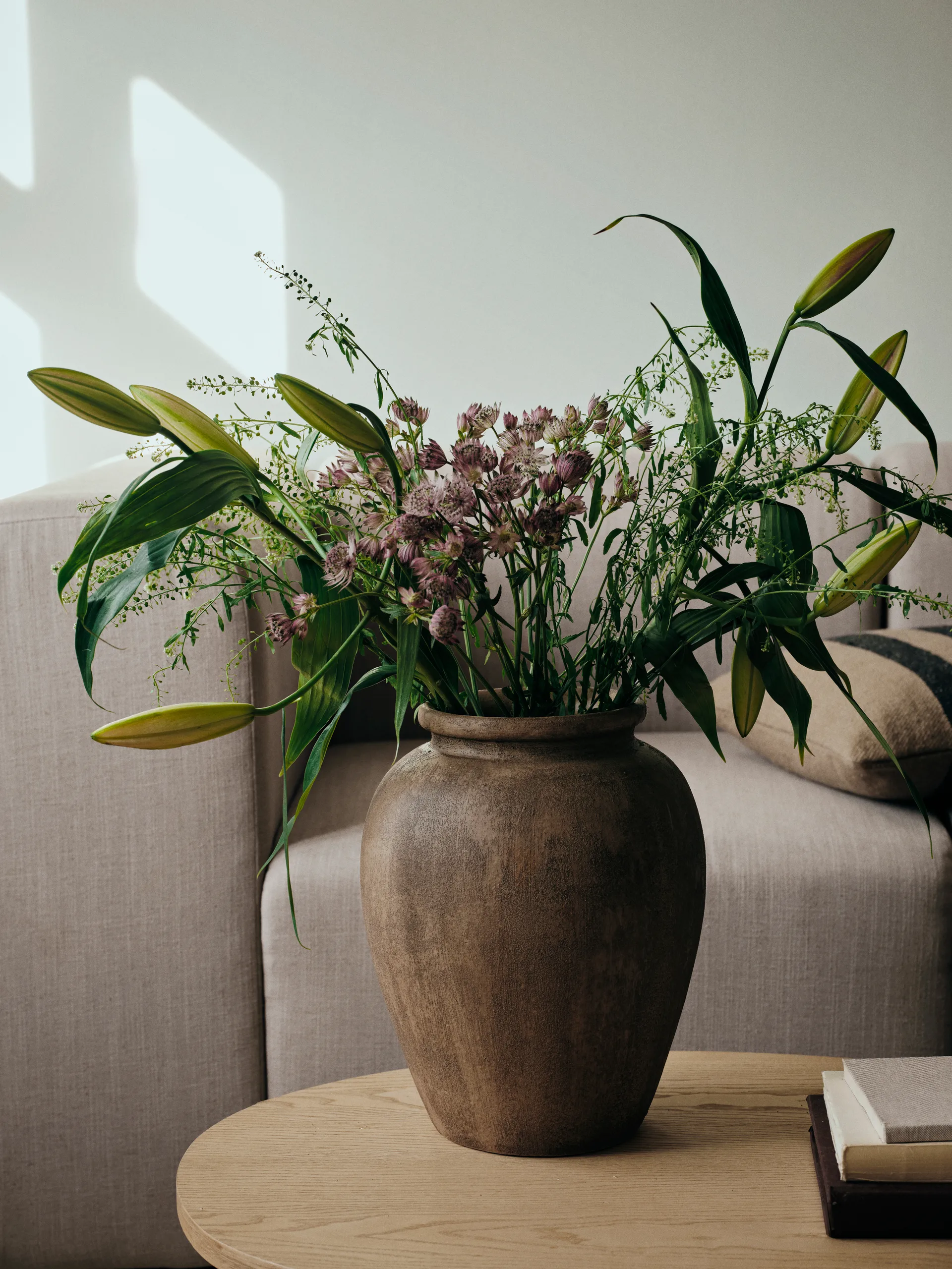 Uma vase, Rustic light brown, 30 cm Broste Copenhagen