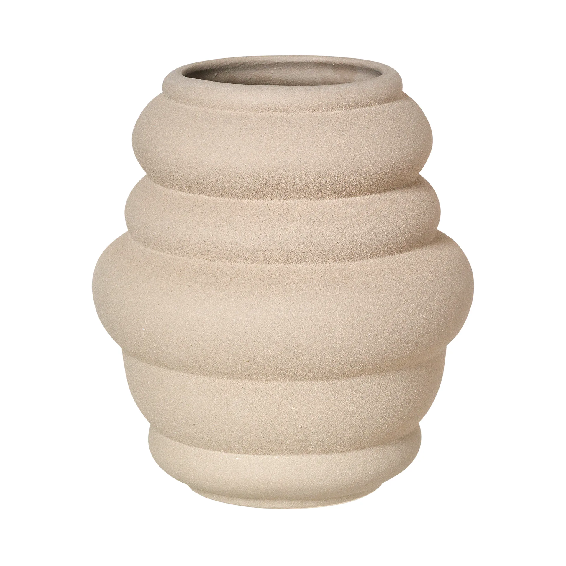 Ursula flower pot Ø17.6 cm, simply taupe Broste Copenhagen