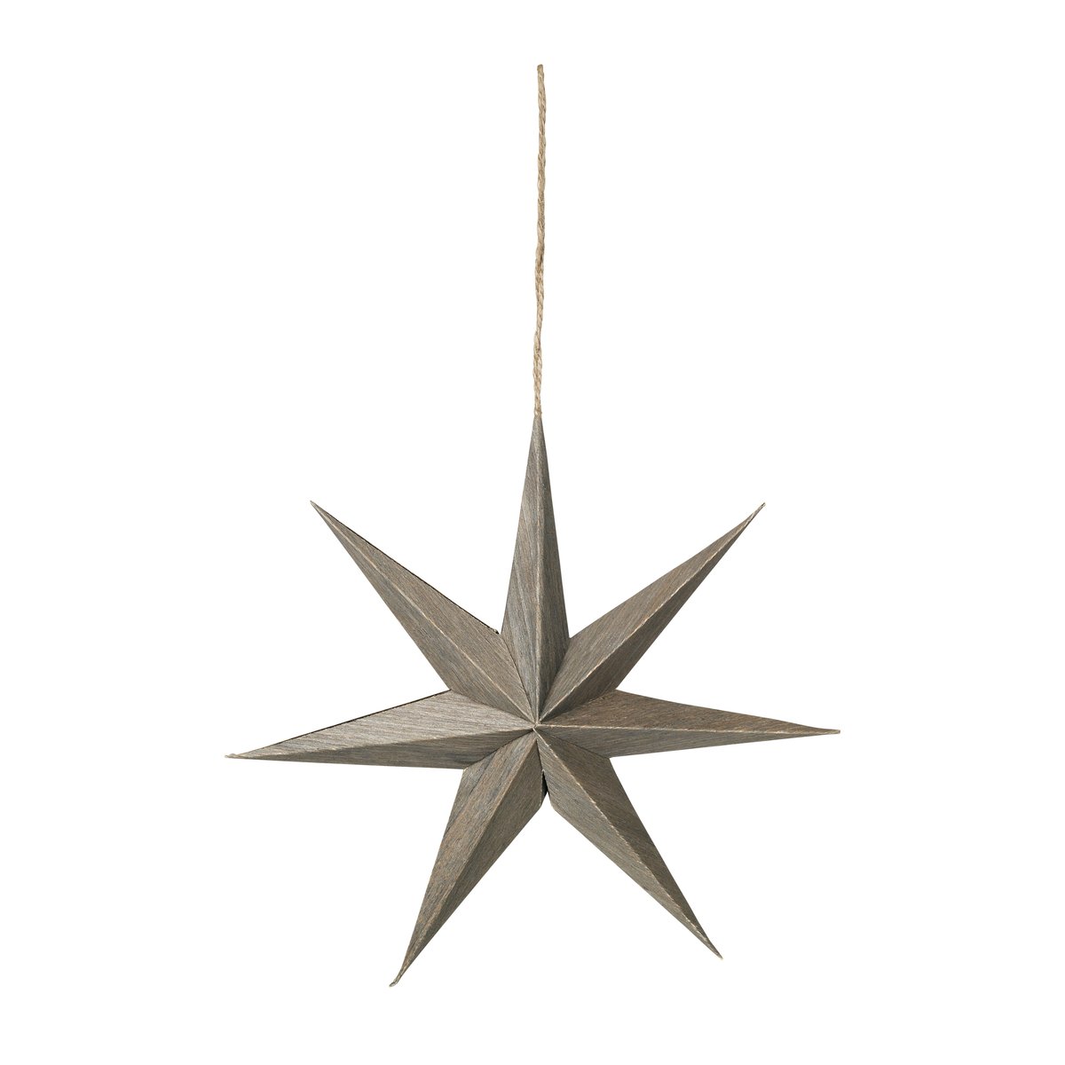 Broste Copenhagen Venice wooden star o20 cm Fungi | Scandinavian Design | Christmas decorations | Beige