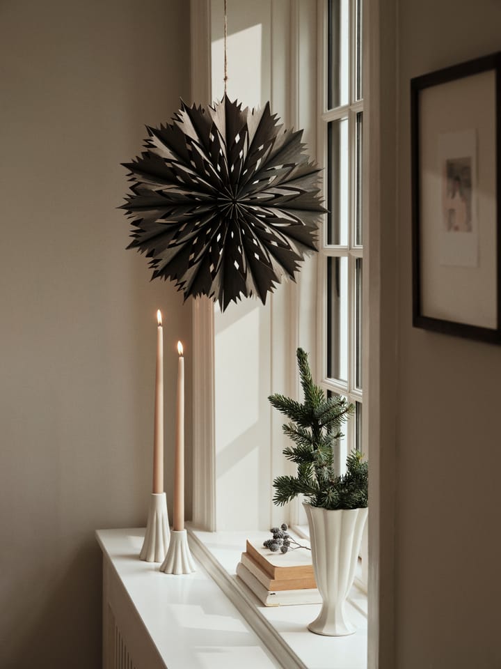 Venja decoration star M Ø40 cm, Fungi Grey Broste Copenhagen
