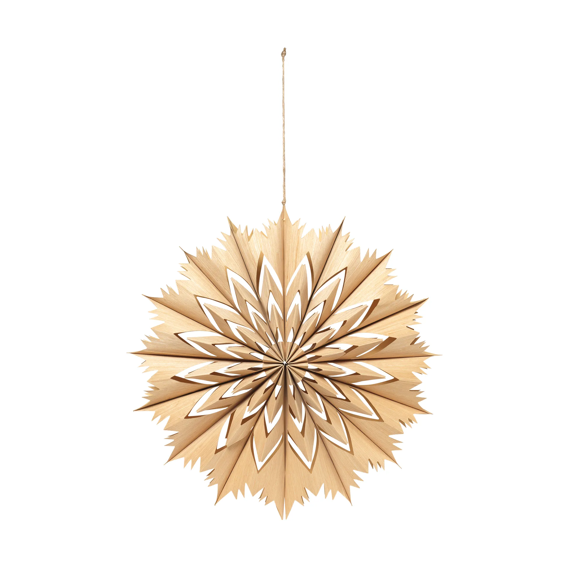 Venja decoration star M Ø40 cm, Natural Broste Copenhagen