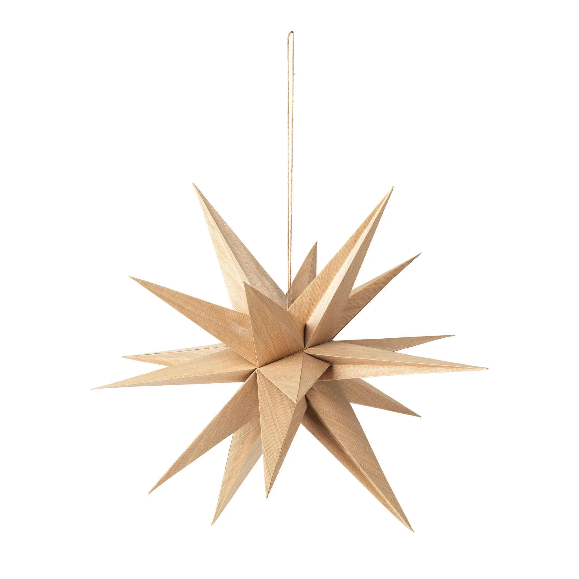 Venus wooden star Ø55 cm, Natural Broste Copenhagen