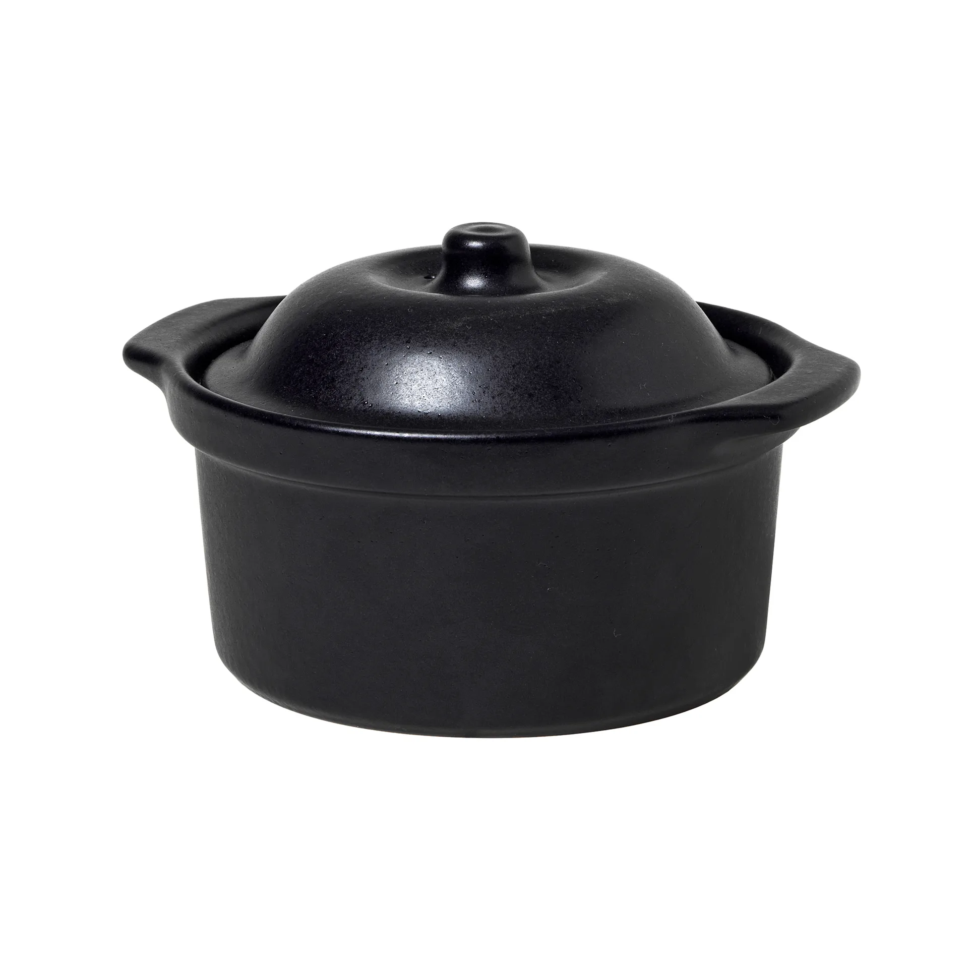 Vig oven dish with lid black, Small Broste Copenhagen