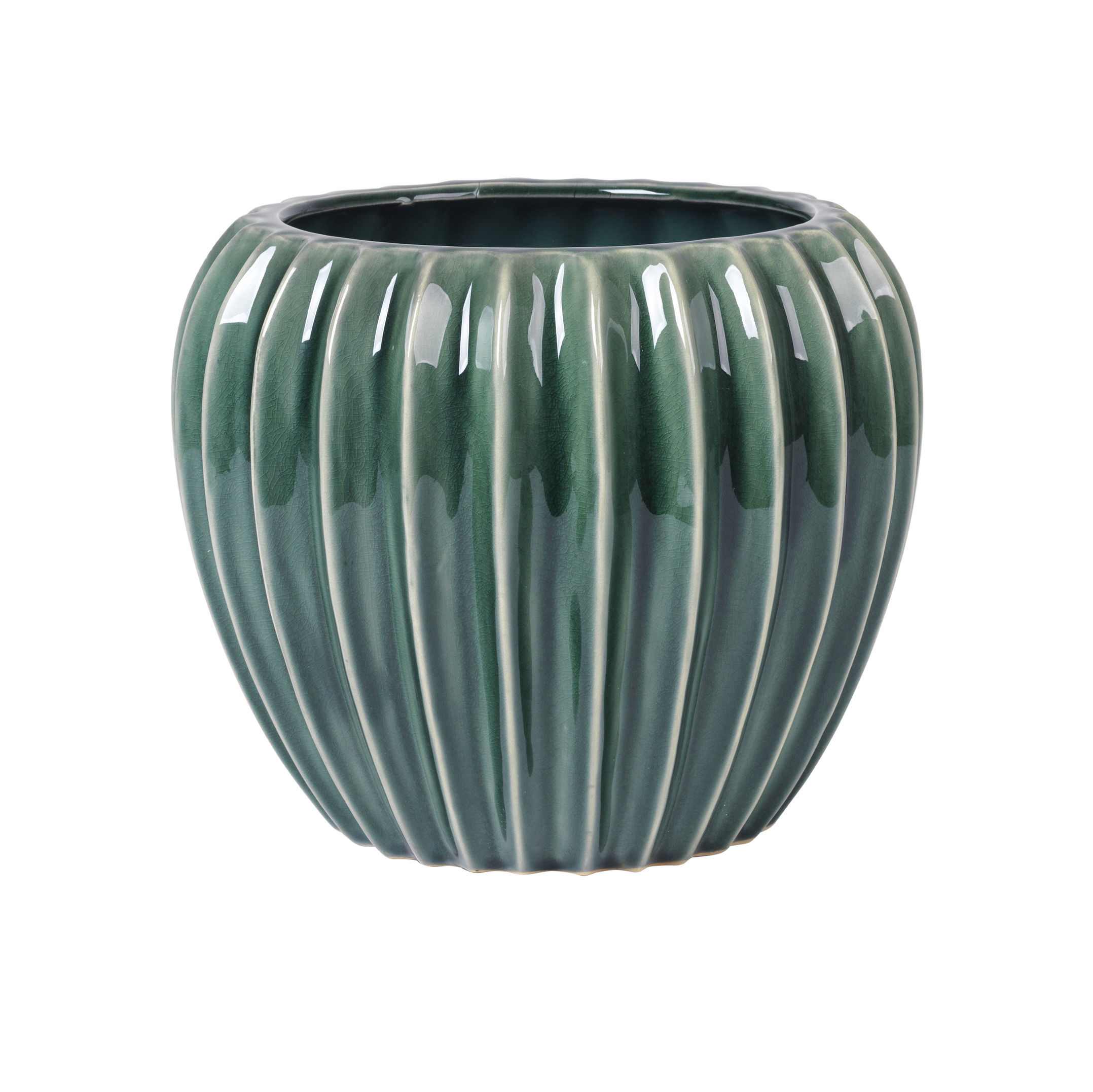 Broste Copenhagen Vase Wide S Keramik Ivory Keramik 15 cm