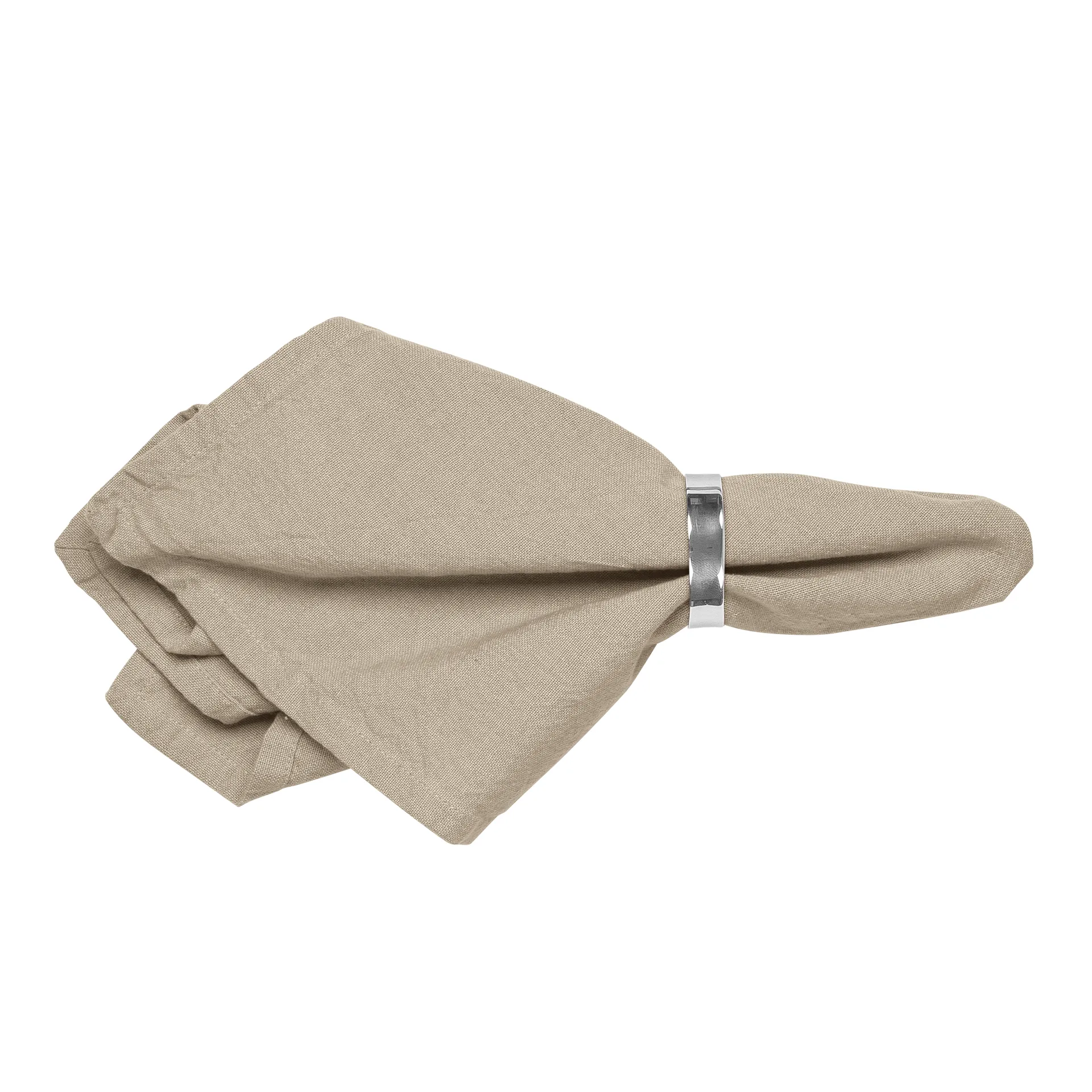 Wille cloth napkin 45x45 cm, simply taupe (beige) Broste Copenhagen