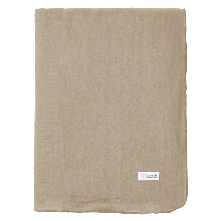 Wille table cloth 160x300 cm - simply taupe (beige) - Broste Copenhagen