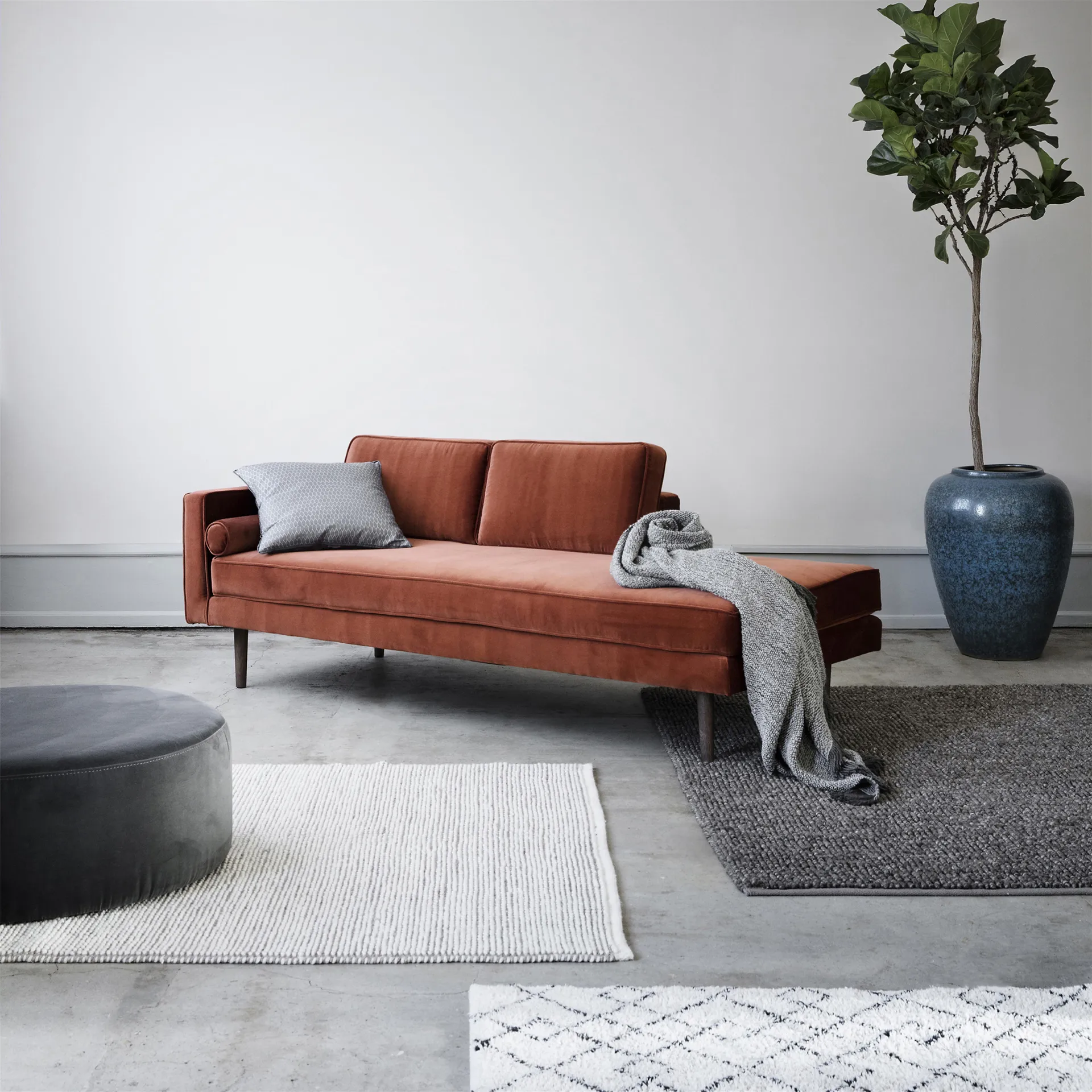 Wind sofa addition, Caramel cafe (red) Broste Copenhagen