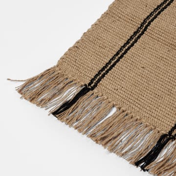 Yuki rug - Black-natural, 140x200 cm - Broste Copenhagen