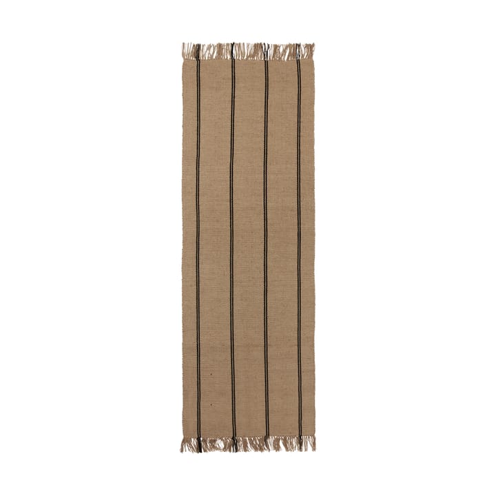 Yuki runner rug - Black-natural, 70x200 cm - Broste Copenhagen