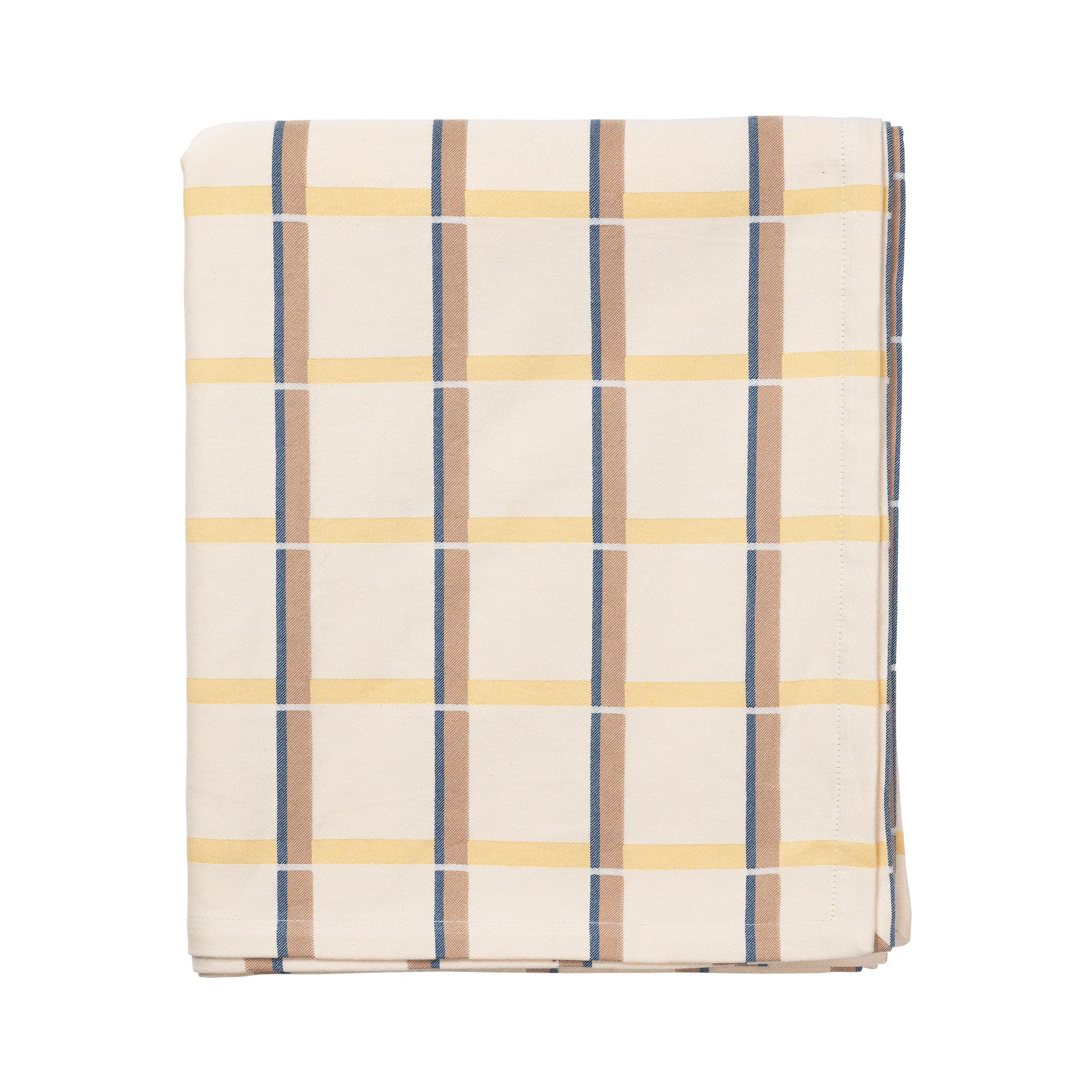 Zappa tablecloth 160x200 cm, pale banana yellow Broste Copenhagen