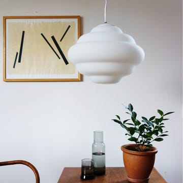 Cloud pendant lamp - White, opal glass with colour shading - Bsweden