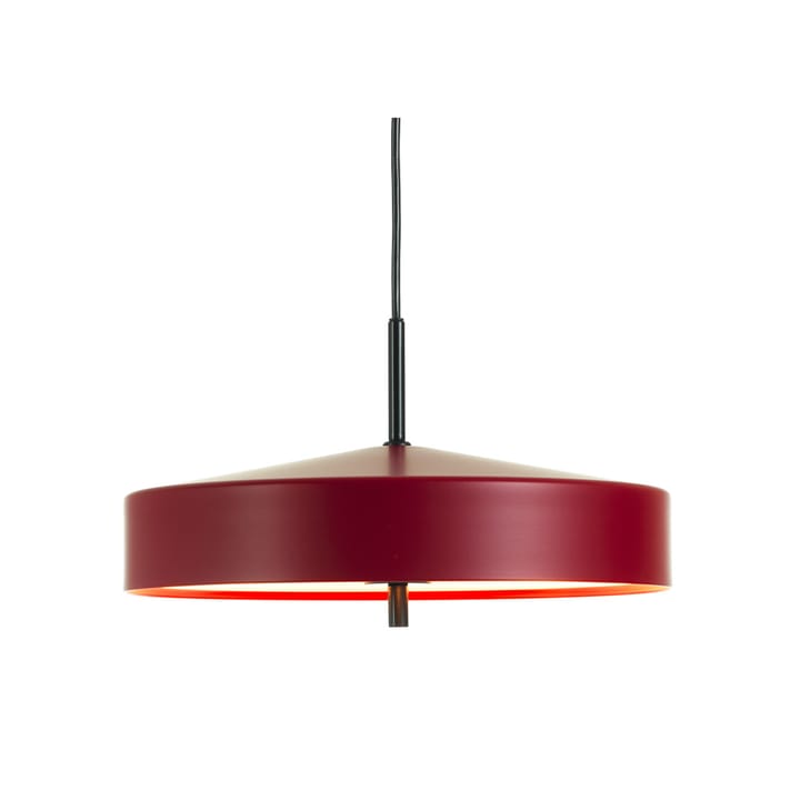 Cymbal pendant - Red matte, black cord, ø32 cm - Bsweden