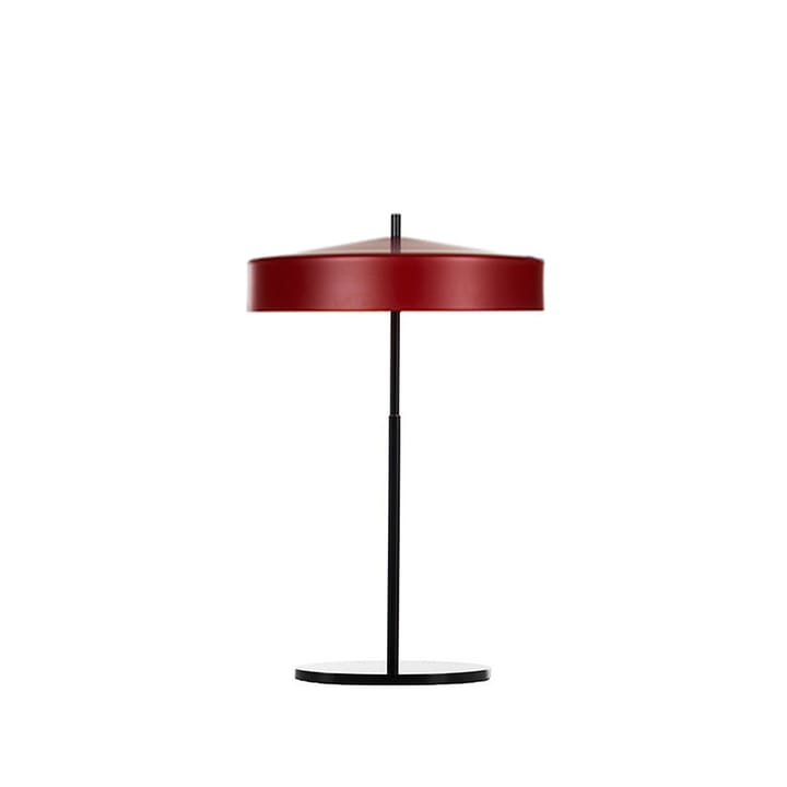 Cymbal table lamp - Red matte, black cord - Bsweden