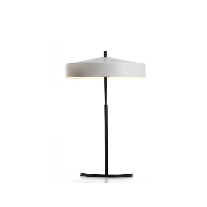Cymbal table lamp - White matte, black cord - Bsweden