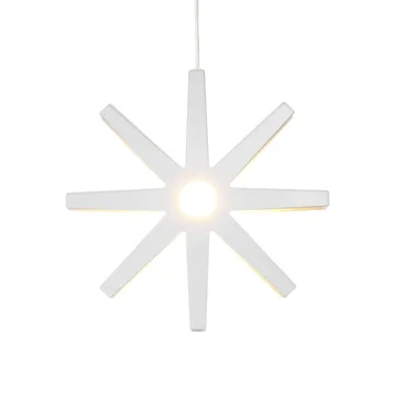 Fling 78 advent star - White, white cord - Bsweden