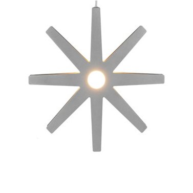 Bsweden Fling advent star silver o33 cm | Scandinavian Design | Silver-coloured
