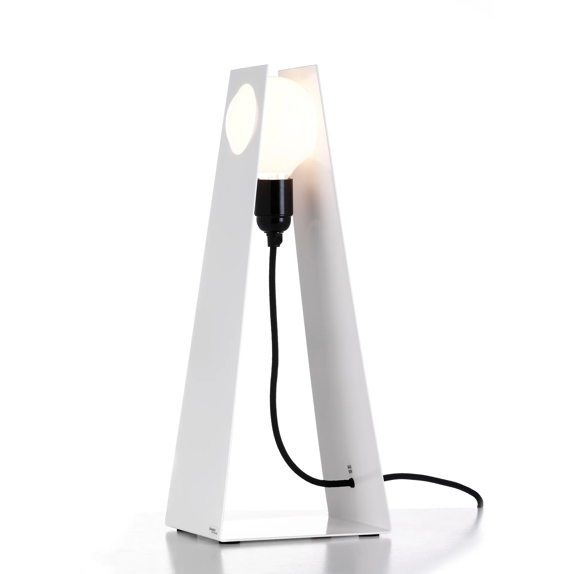 Glasgow white table lamp, white Bsweden