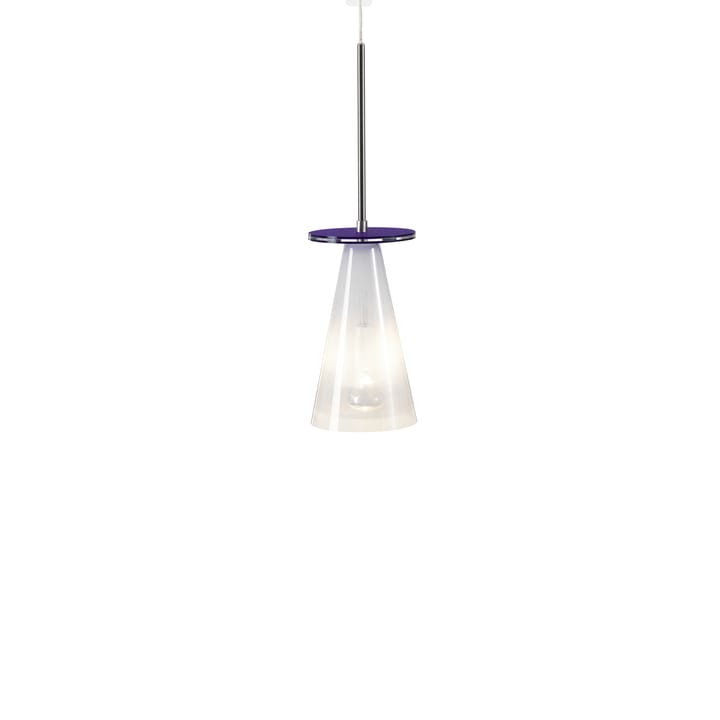 Kon pendant lamp - Clear, purple tray - Bsweden