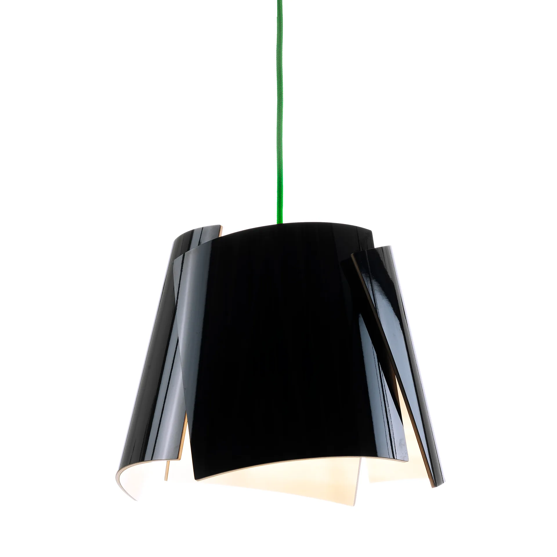 Leaf black lamp, black-green Bsweden