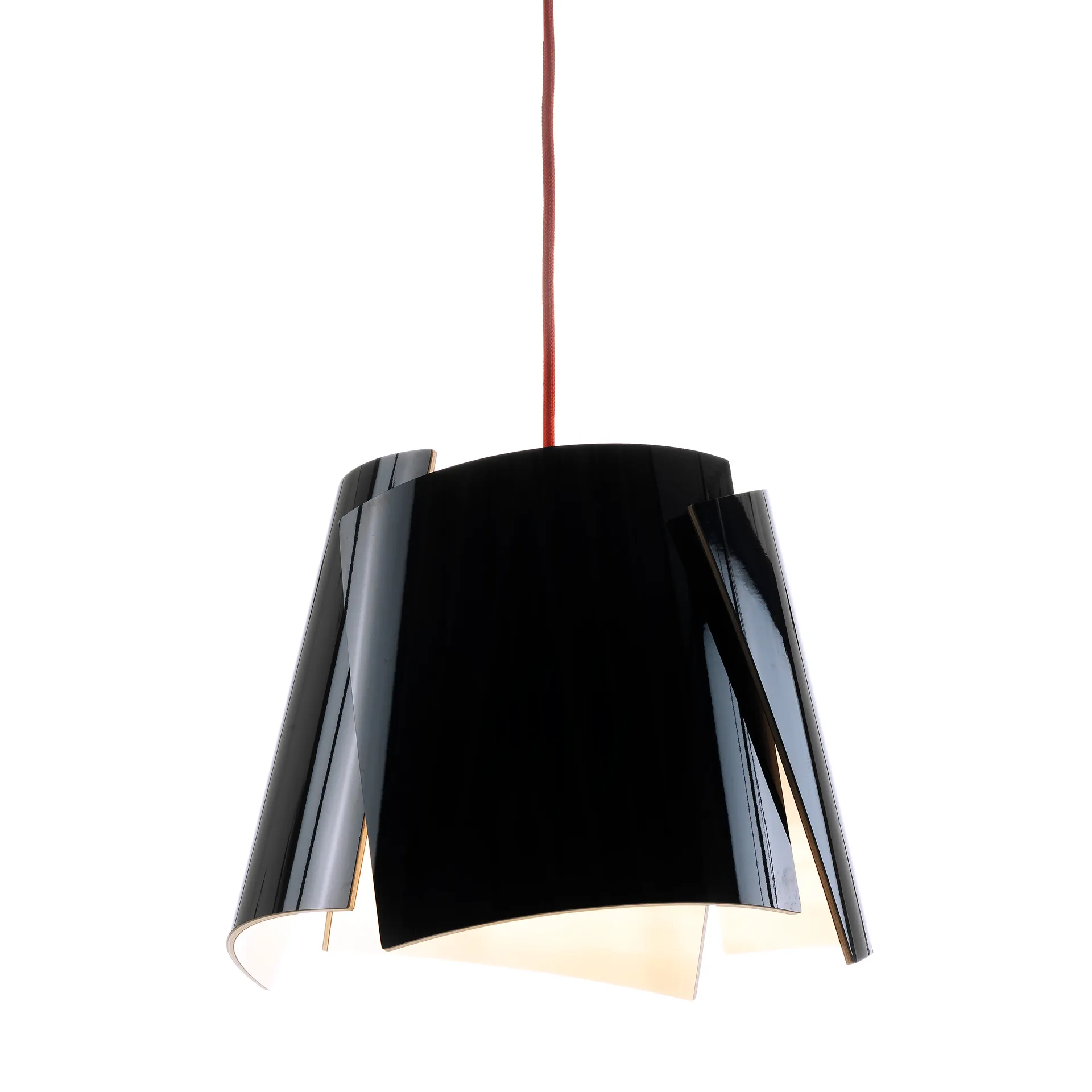 Leaf black lamp, black-red Bsweden