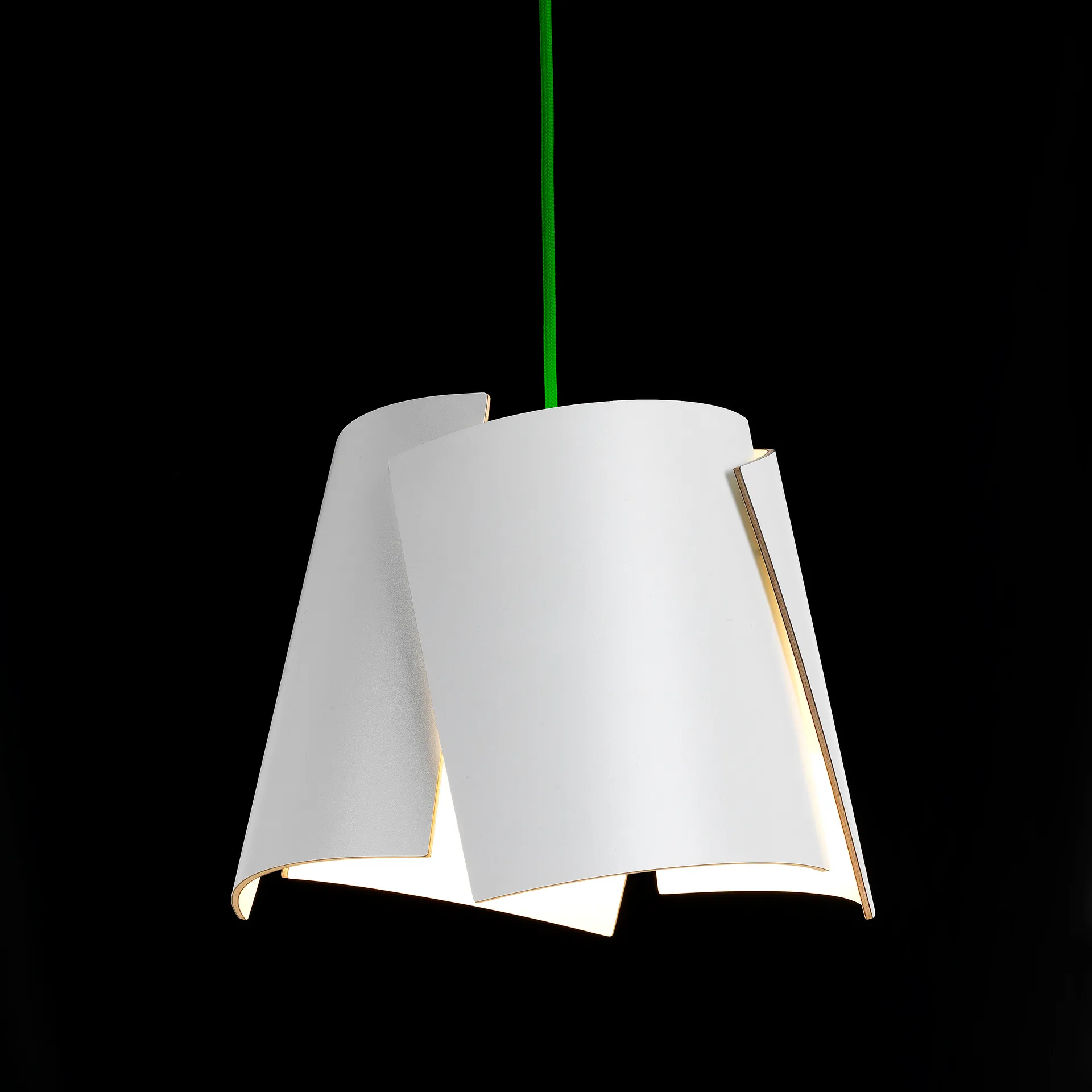 Leaf white lamp, white-green Bsweden