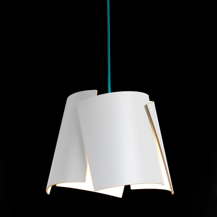 Leaf white lamp - white-turquoise - Bsweden