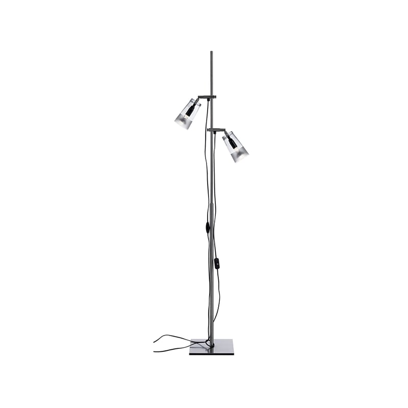 Bsweden Manhattan 16 floor lamp Glass clear, frosted band