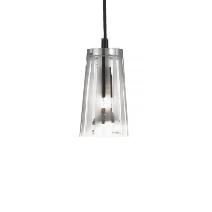 Manhattan 16 pendant lamp - Glass clear, frosted vertical stripes - Bsweden