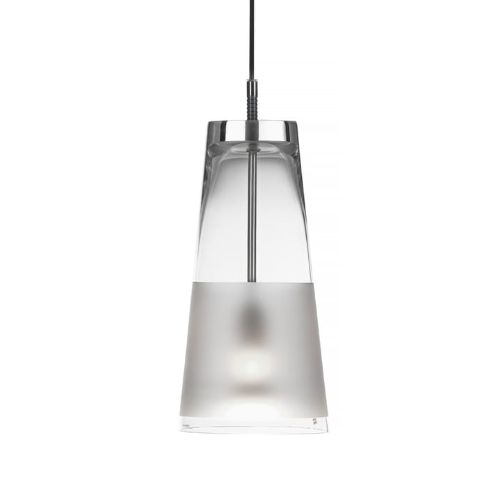 Manhattan 50 pendant lamp - Glass clear, frosted horizontal band - Bsweden