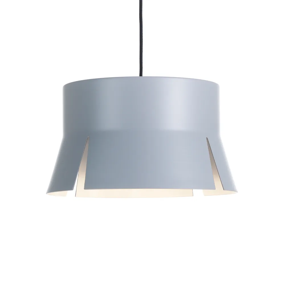 Split 40 pendant lamp, Grey matte, black textile cord Bsweden