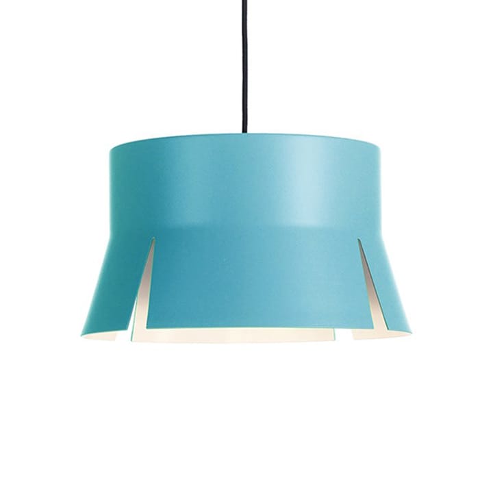 Split 40 pendant lamp - Turquoise matte, black textile cord - Bsweden