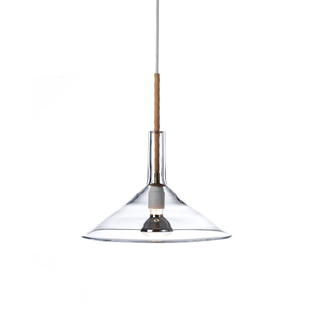 Bsweden Tratten pendant lamp Glass clear, led | Scandinavian Design | Pendant lamps | Transparent