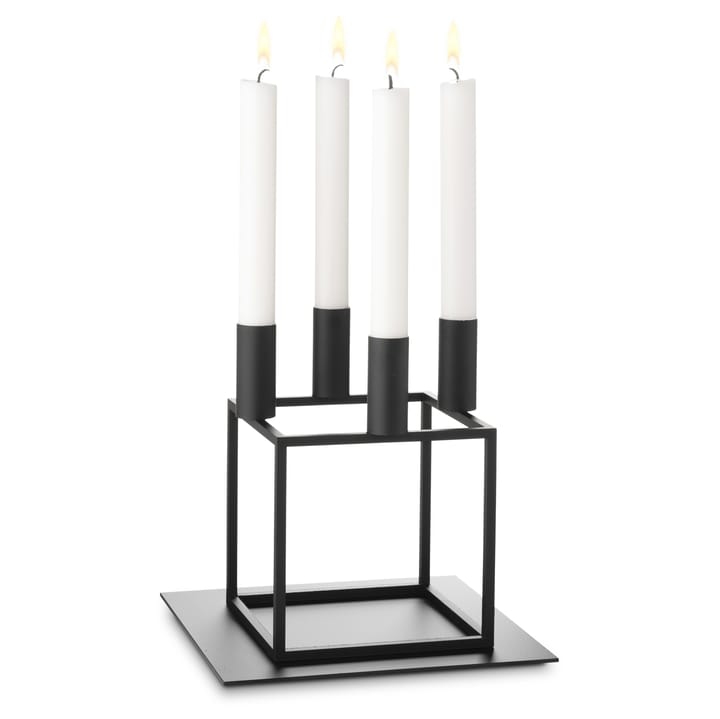 Base for the Kubus 4 candle holder - black - By Lassen